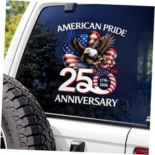 5Pcs USA 250th Anniversary Stickers, 1776-2026 American Flag 12 Inches 28.5cm 