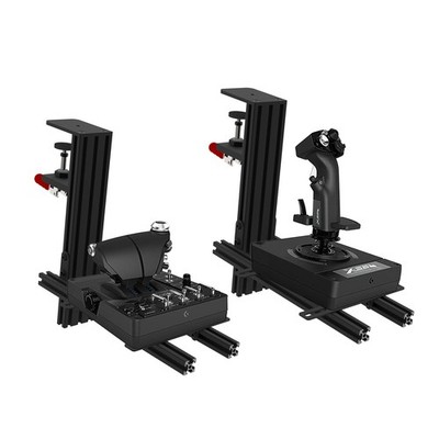 2 Set Desk Mount for Flight Sim Game Joystick, Throttle and HOTAS Systems - C...