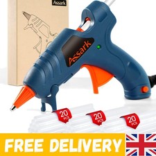 Fireproof Hot Glue Gun Kit - 60 Glue Sticks, 20W Fast Heating, Safe & Versatile 0.35 per stick