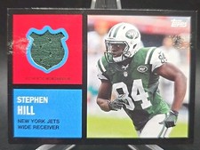 2013 Topps Archives 1962 Jerseys #62R-SH Stephen Hill Rookie Jersey Card RC Jets. rookie card picture