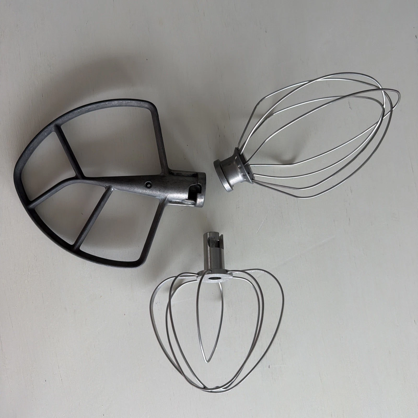 KitchenAid Attachment Lot- Paddle & 2 Whisk Attachments- See Description