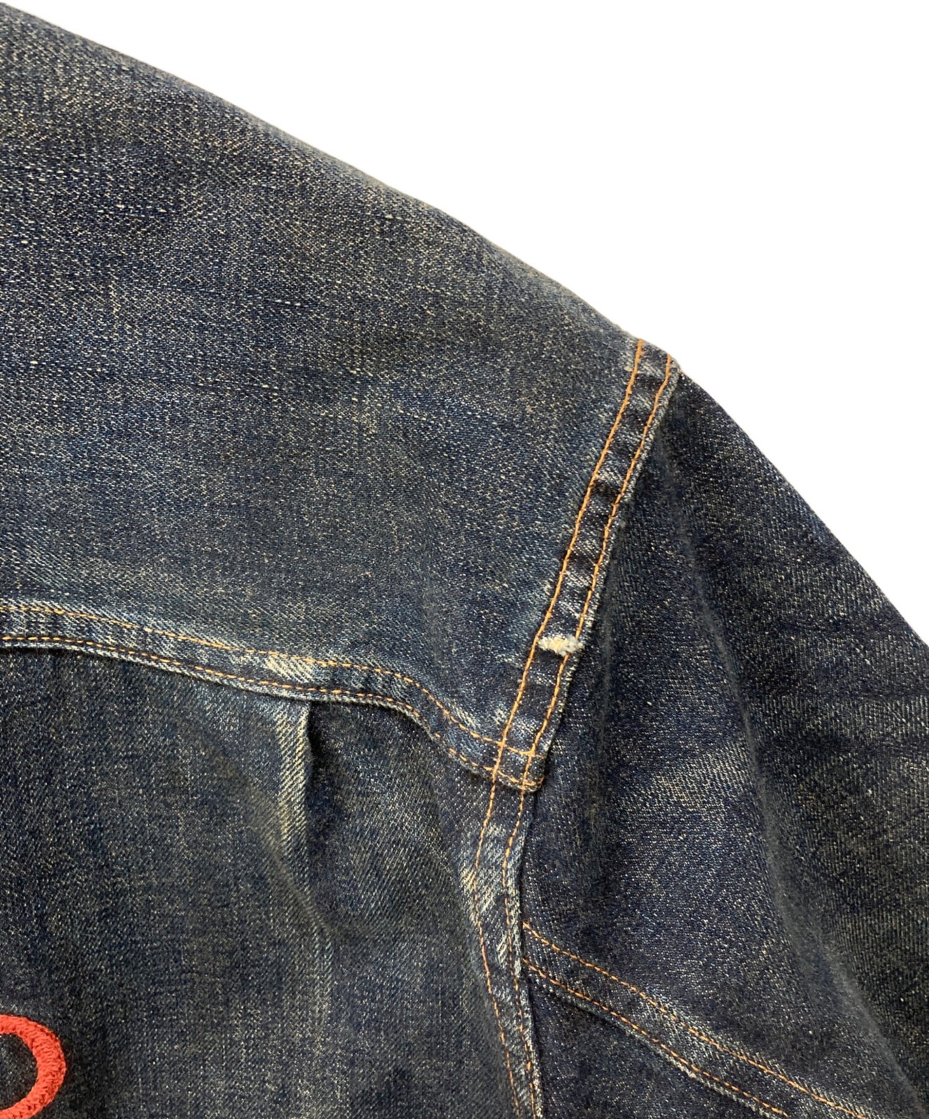 RRL RALPH LAUREN 2nd Denim Jacket Indigo Men's Size XL Made in USA Pre-Owned image 7