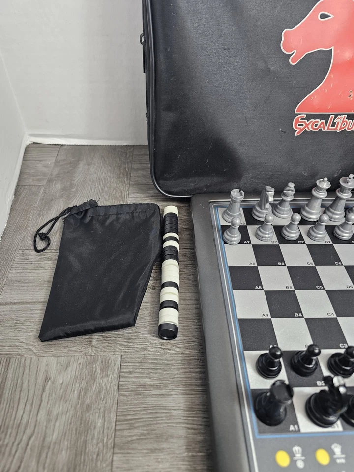 Excalibur King Master 2 In 1 Electronic Chess Checkers Game 911E 99% - Image 3 of 4