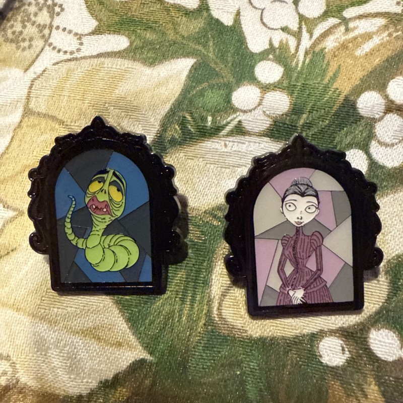 Tim Burton’s Corpse Bride Set Of 2 Mystery Blind Box Portrait Pins