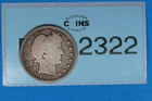 1897 25C LIBERTY HEAD BARBER SILVER QUARTER DOLLAR Early US Type RAW-2322