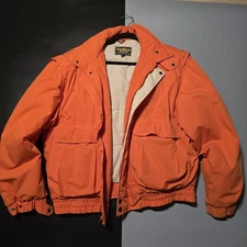 Osh Kosh B'gosh Vintage Orange Puffer Jacket (Mens Large)