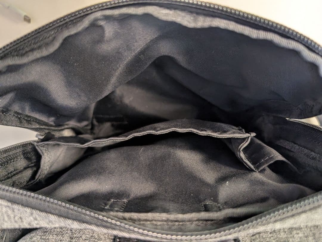 Porter Gray Shoulder Bag Polyester, Adjustable St… - image 6