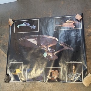 1979 Star Trek The Motion Picture Promotional Poster 24" x 20" Crest Prell