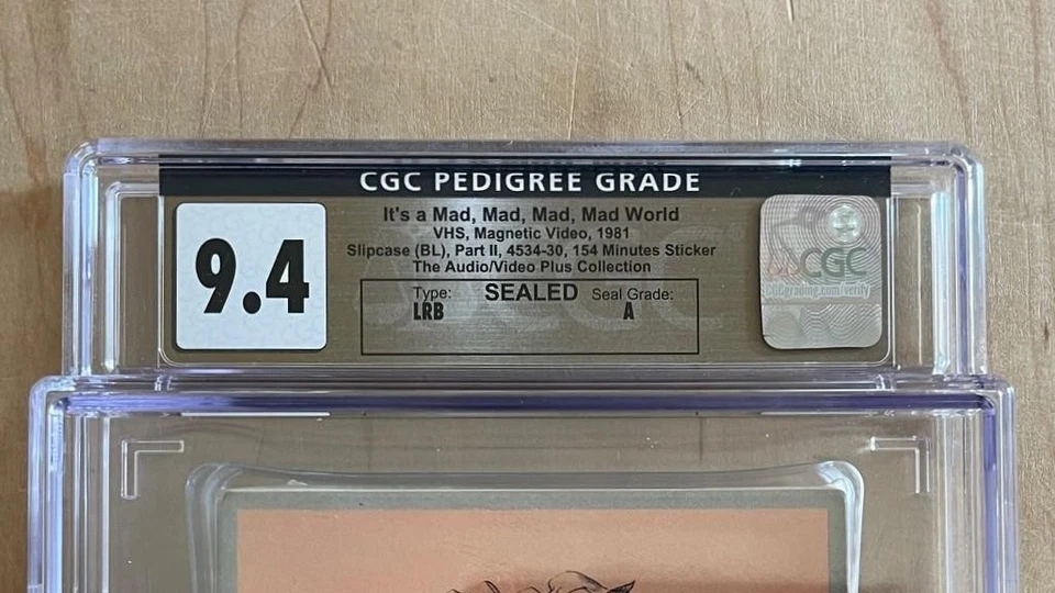 IT'S A MAD MAD WORLD Part 2 of 2 (1963) Sealed VHS Magnetic Video Zany Comedy - Image 2 of 3