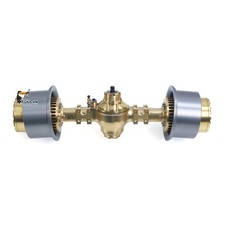 Messingrad Seitenreduzierung Vorderachse f&uuml;r1/14 RC Hydrauliklader ZW370 JDM 198
