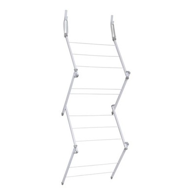 JVL Over Door Concertina Trockenlüfter - 4,5 m, weiß