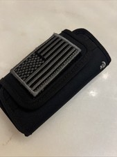 Nite Ize Clip Case Horizontal Universal Phone Holster XL USA Patch Black 5.5