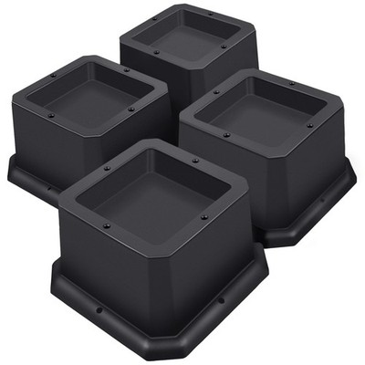 Furniture Risers 2 Inch Bed Risers Heavy Duty Desk Chair Table Legs 4 PCS