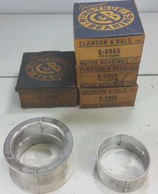 NEW 1941-47 Ford Six Main Bearing Set .030 1GA-6333 1GA-6337 FOMOCO