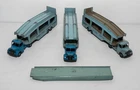 3 x Vintage  Dinky Toys 382 Pullmore Car Transporters - Spares or Repair