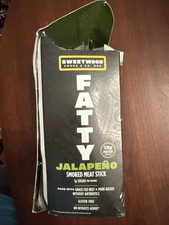 FATTY Pork & Beef Meat Sticks Jalapeno 2 oz. 13g Protein Pack of 20