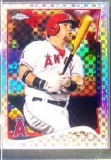 2014 Topps Chrome Kole Calhoun X Fractor #169 Angels