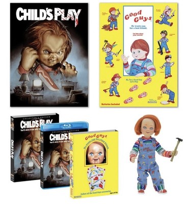 Scream Factory Child s Play Limited Edition Slipcovers Fig & Posters Shout RARE