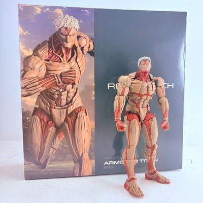 #ad Attack on Titan Reiner Braun Armored Titan 6quot; Action Figure w Accessory $29.99