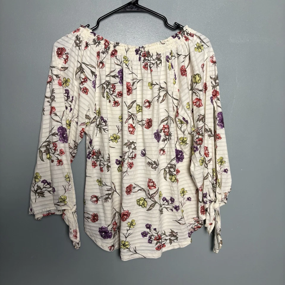 Lauren Ralph Lauren Women’s Floral Boho Print Top Blouse Shirt Large - Image 4 of 4