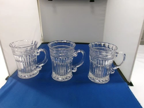 Mikasa Titan Heavy Crystal Mugs set of 3