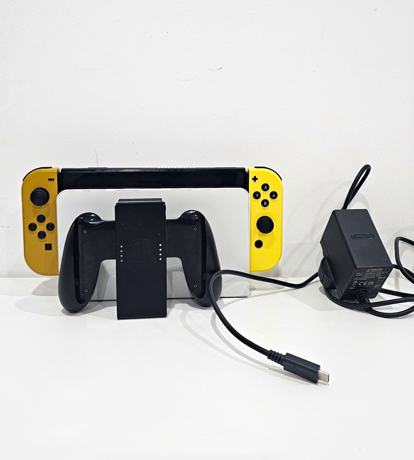 Nintendo Switch OLED with dock and charger