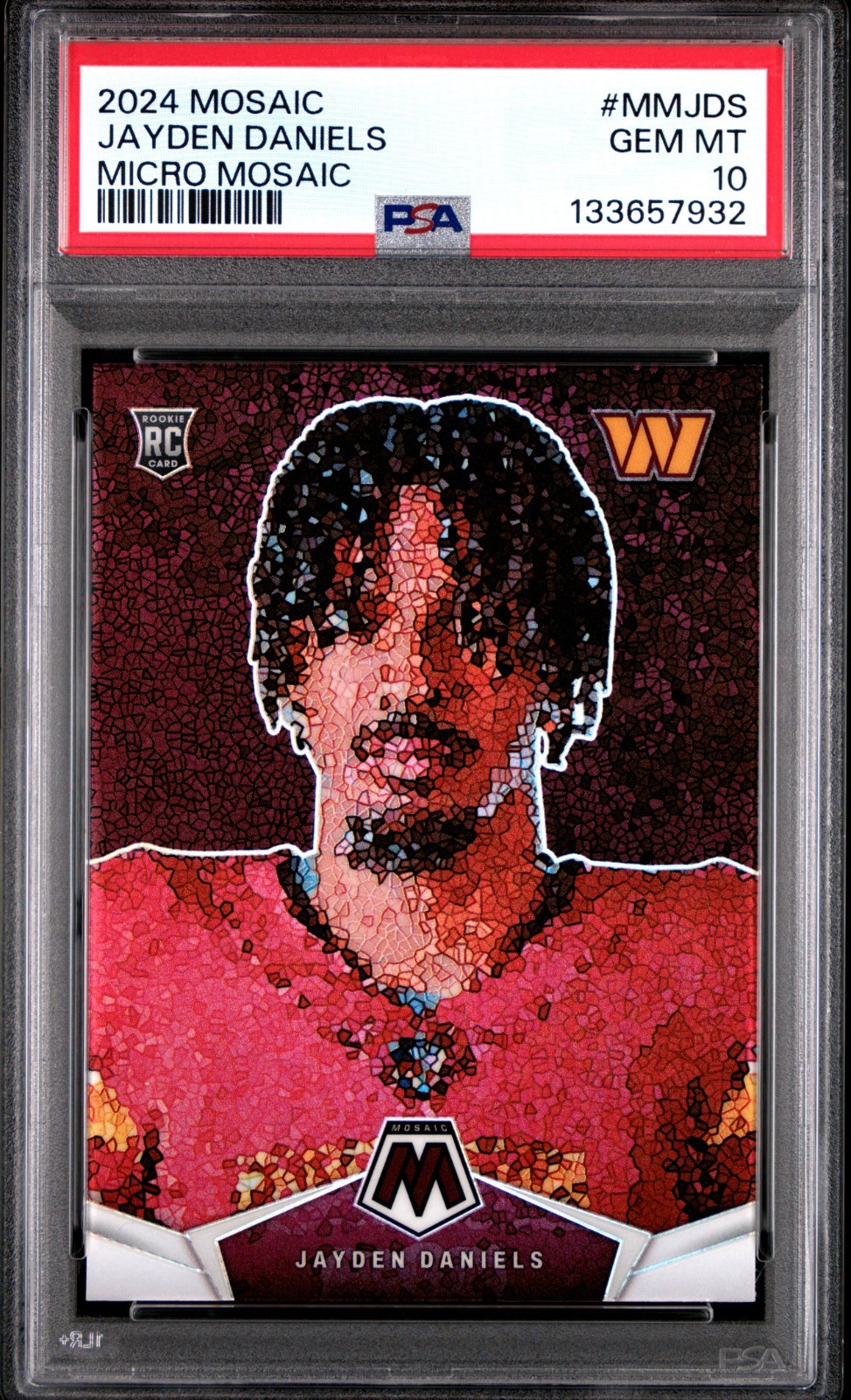 Jayden Daniels Panini Mosaic Micro Mosaic #MMJDS Base