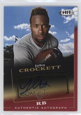 2015 Sage Hit Auto Red John Crockett #A32 Auto 0g45