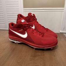 Nike Air Max MVP Elite Baseball Cleats Shoes Mens 16 Red White 524957-610 Metal