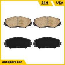 4-piece Front Brake Pad Set Fits 2009-2018 Toyota Corolla 2013-2018 Toyota Rav4 4-piece Front Brake Pad Set Fits 2009-2018 Toyota Corolla 2013-2018 Toyota Rav4