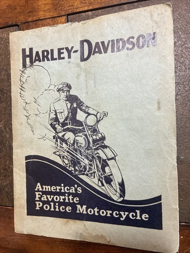 1928 Harley Police Chiefs Recommendation Letters Brochure. **Very Rare**