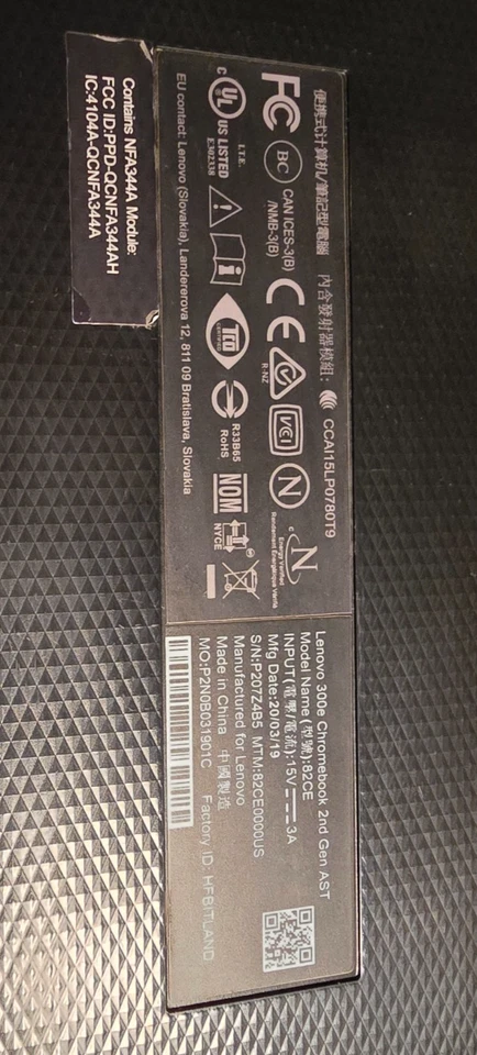 LOT OF 10: Lenovo 300e 2nd Gen 4GB RAM 128GB SSD READ! - Image 4 of 4