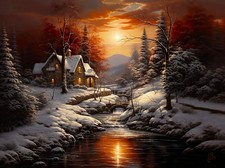 Serenity in the Woods - 1000 Piece Jigsaw Puzzle by SunsOut