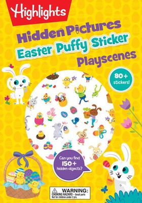 Easter Hidden Pictures Puffy Stick*r Playscenes | Highlights | Englisch | Buch