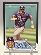 2023 Topps Update JOSE SIRI #US78 Black Border Parallel  /72 Tampa Bay Rays