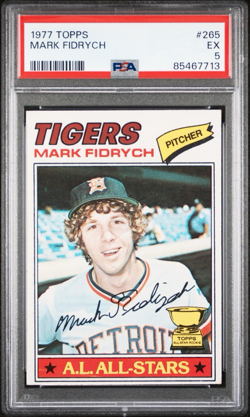 1977 Topps Mark Fidrych 265 PSA 5