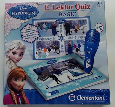 Clementoni 69369.6 - E-Lektor Quiz Basic Frozen - Die Eiskönigin