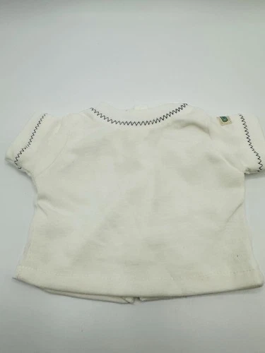 Vintage 1983 Coleco Cabbage Patch Kids Doll Clothes  White Shirt Blue Stitching