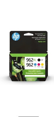 HP 962 CMY/962XL Black Ink Cartridges 4 Pack 24388084