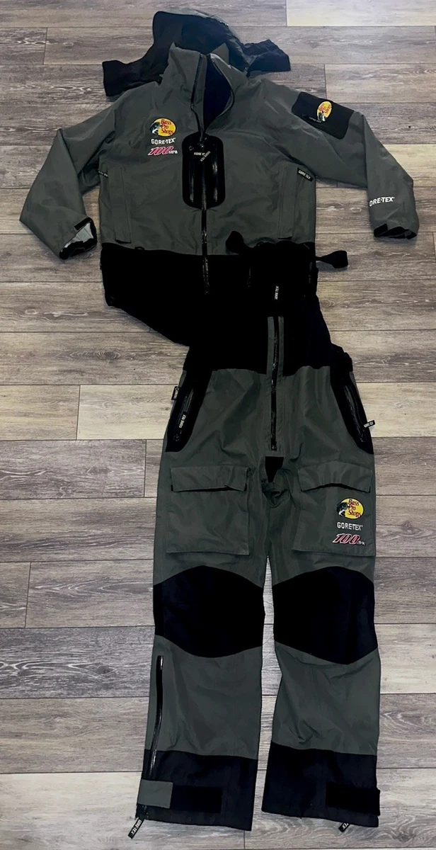 Bavoir / Bavette De Pêche Homme Bass Pro Shops HPR, Taille S, Noir (neuf Avec Défauts)
