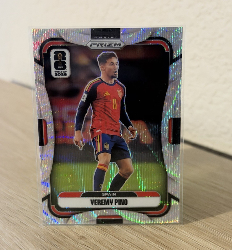 Panini Prizm FIFA World Cup 2026 Yeremy Pino #79 Spain Soccer Card