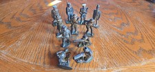 Collection Of Vintage Toy Soldiers Cast Iron/1920 As Is
