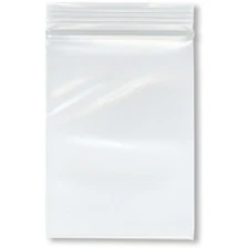 Plymor 3" x 4", 6 Mil Industrial Duty Zipper Reclosable Plastic Bags