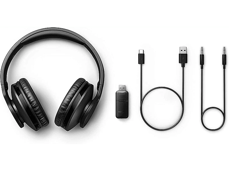 Auriculares inalámbricos - Philips TAH6206BK/00, De diadema, Bluetooth 5.0 - Imagen 3 de 4