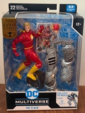 McFarlane DC Multiverse Flashpoint The Flash Gold Label Cyborg BAF New