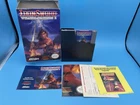IronSword Wizards & Warriors II (NES, 1989) Authentic FULLY CIB reg card poster!