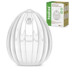 Shell Breast Pump, Wearable Manual Breast Pump - Hands Free, Passive Silicone...