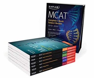 MCAT Complete 7-Book Subject Review - Paperback, by Kaplan Test Prep - Very Good