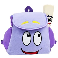 Dora 9.5 Inches Explorer Backpack Plush Backpack Suitable for Backpack With Map