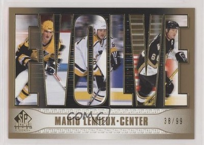 2020 SP Signature Edition Legends evolve Gold Foil 38/99 Mario Lemieux HOF 0zi5